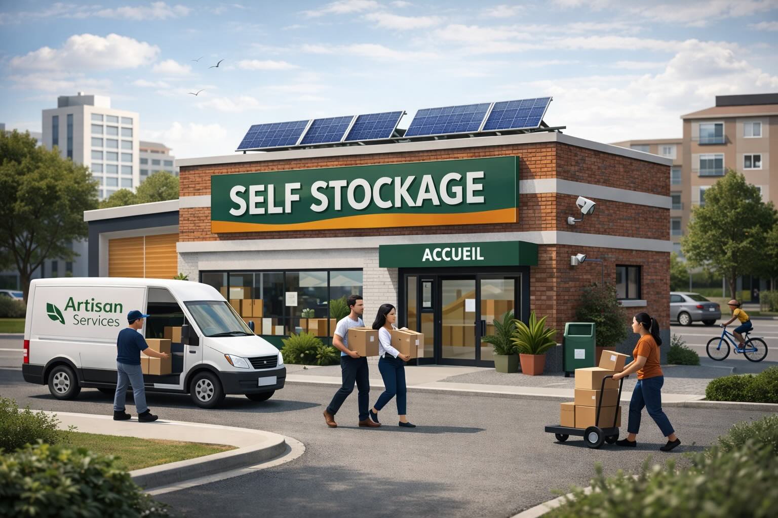L&rsquo;impact d&rsquo;un centre de self-stockage sur son environnement local